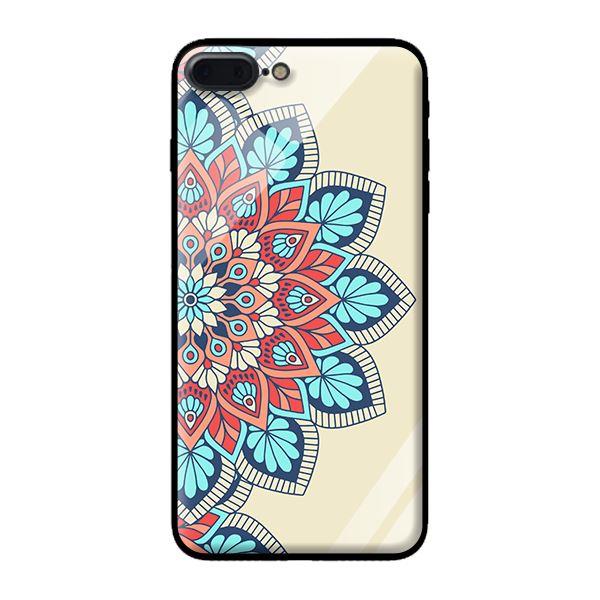 Ốp lưng kính cường lực cho iPhone 7 Plus Họa Tiết - Hàng chính hãng