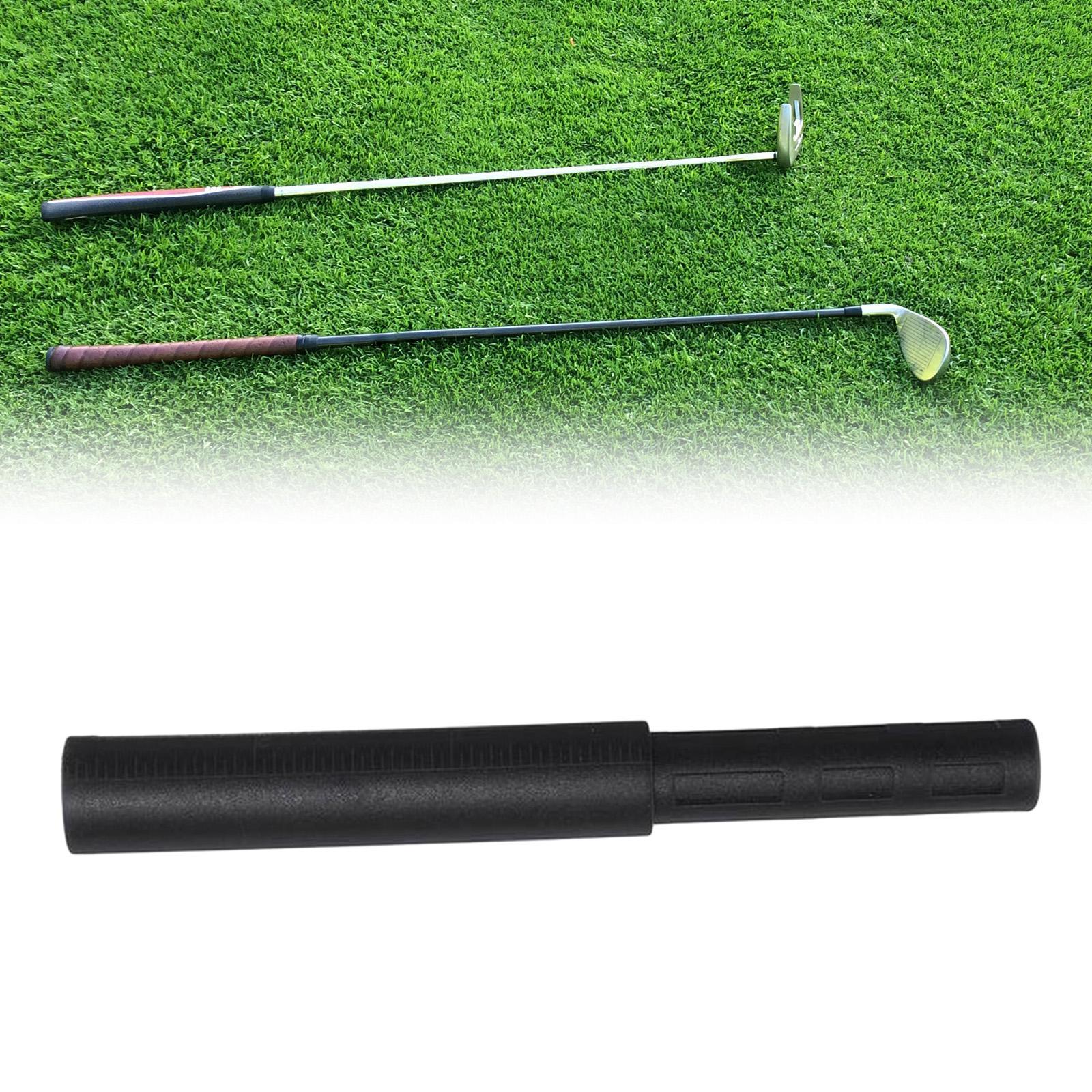 Golf Club Shaft Extension Extends Shaft Up to 3 Inches Shaft Extender , Black,