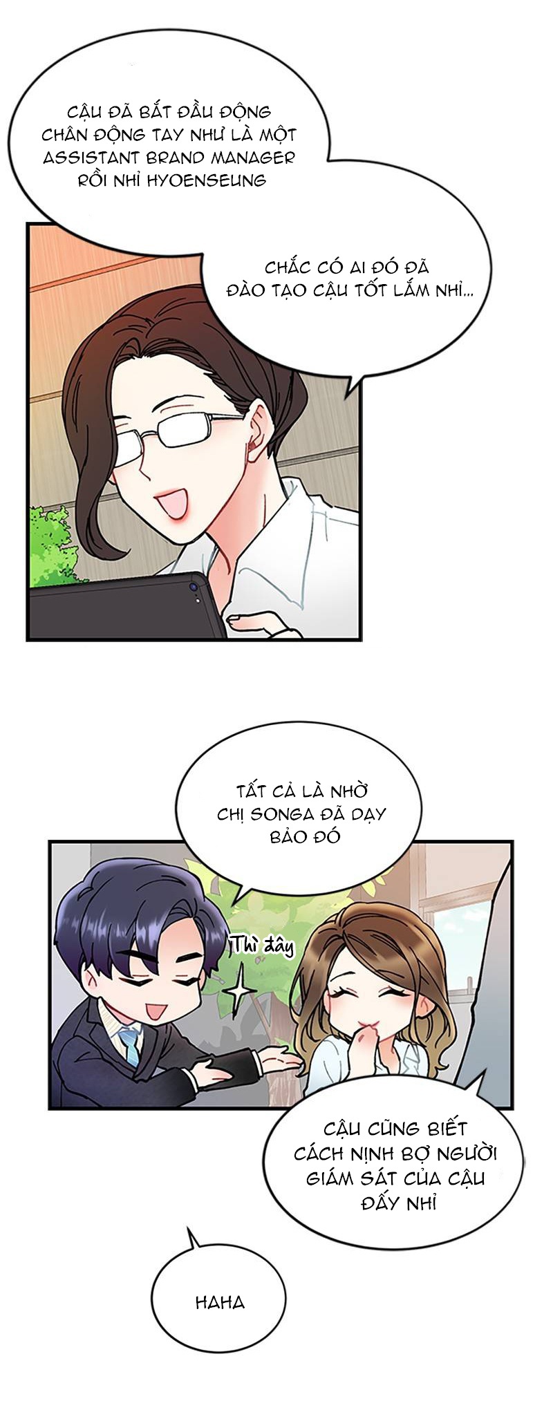 tiền bối, đừng đánh màu son đó! chapter 1 37