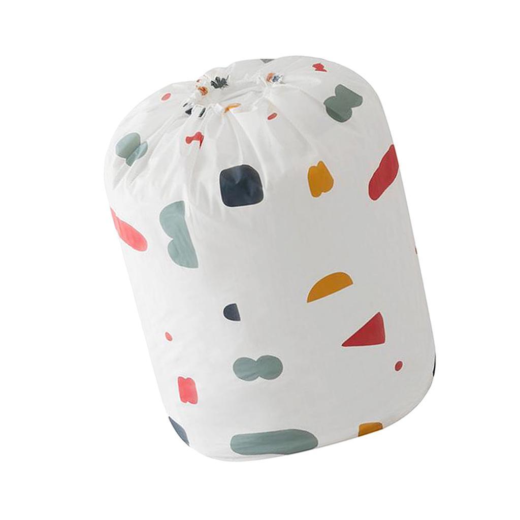 Round Drawstring Bag Clothing Quilts Storage Bag Portable Organizer Bag