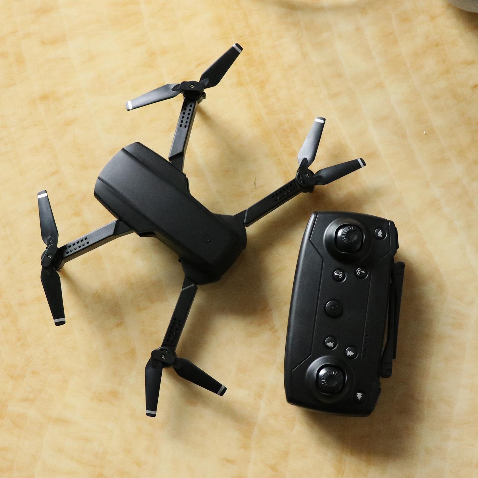 Mini Drone with Camera WiFi  Self stabilizing Gimbal 720P  Single  black