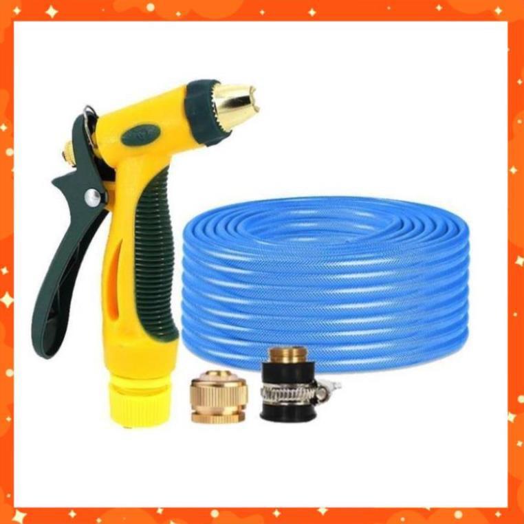Bộ dây vòi xịt nước rửa xe, tưới cây tăng áp 3 lần,loại 3-5M  206317