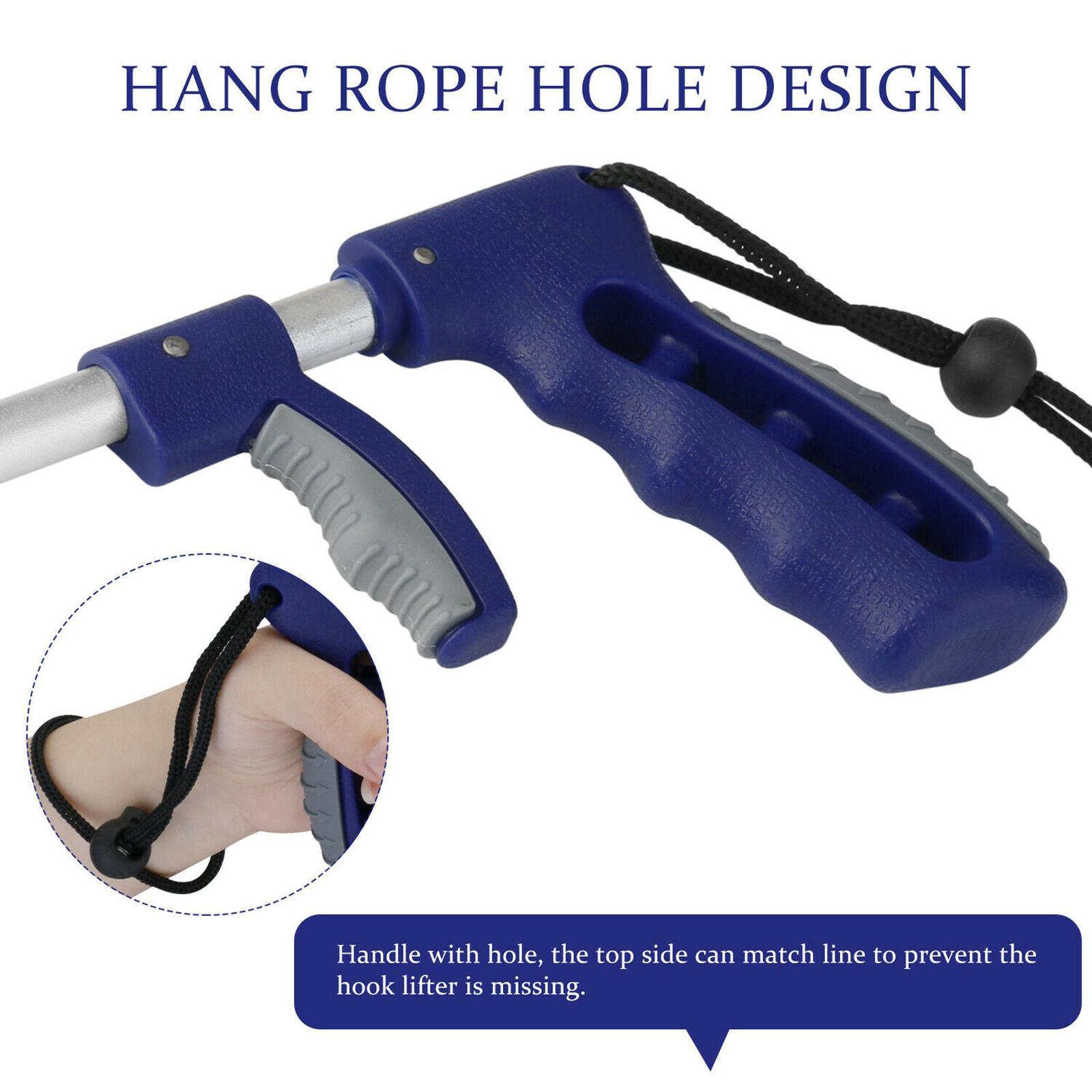 Fishing Hook Remover Puller Fishing Handle Tackles with Lanyard