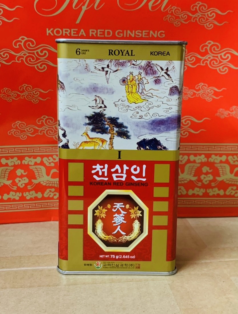 Hồng Sâm Củ Khô Hàn Quốc BIO 75 gram