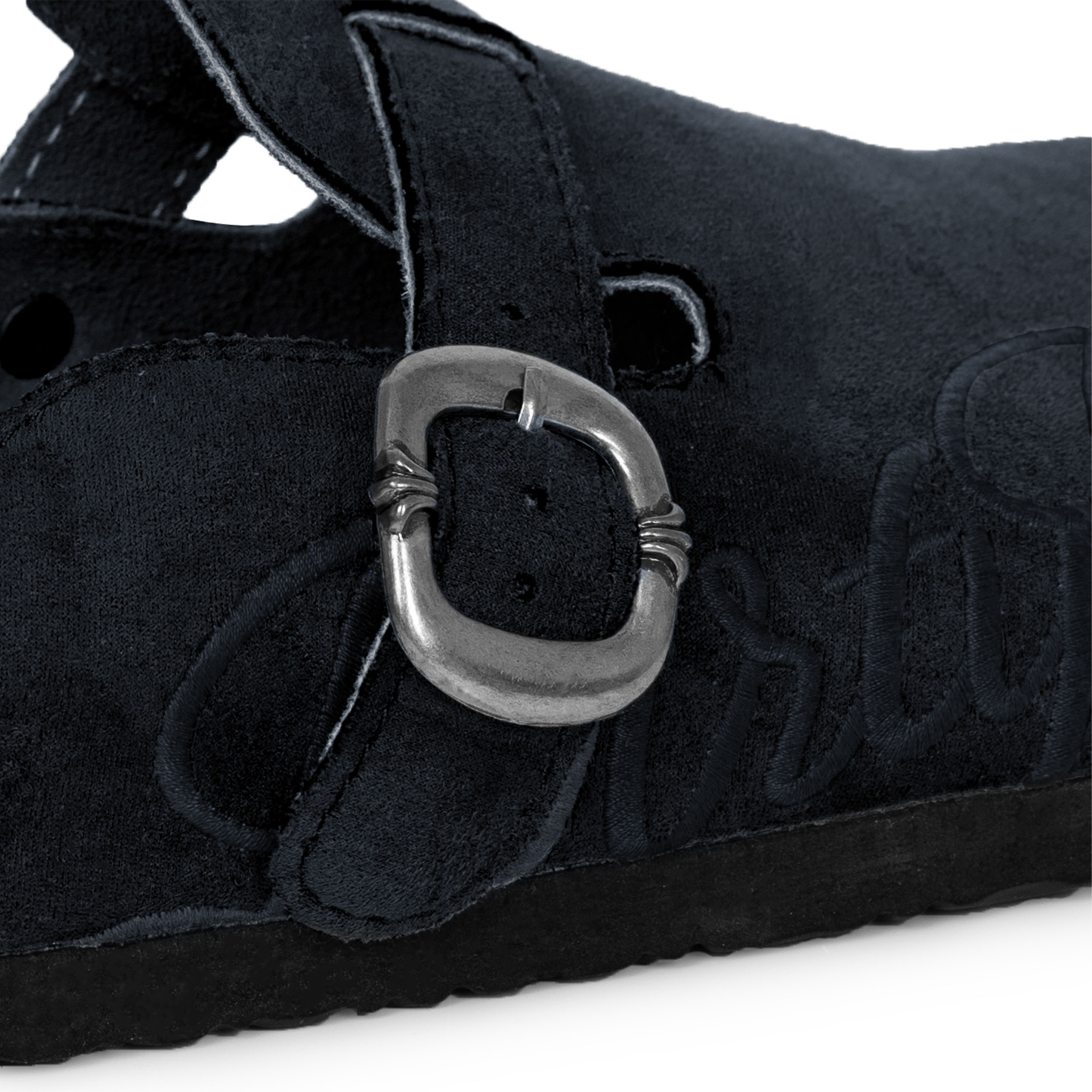 Dép DirtyCoins Script Boston Mules