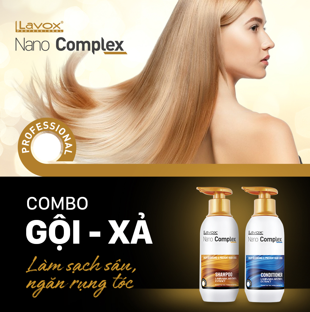 Dầu Xả Làm Sạch Sâu Ngăn Rụng Tóc Lavox Nano Complex 300ml