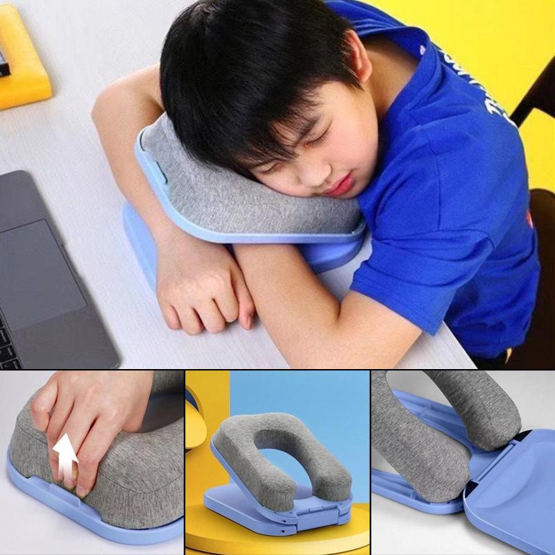Ngủ Trưa Gối Ngủ Di Động Thoải Mái Cổ Gối Tiện Lợi Phá Gối Cho Bàn Làm Việc Văn Phòng TS1 Nhỏ Có Thể Gập Lại Giấc Ngủ Gối