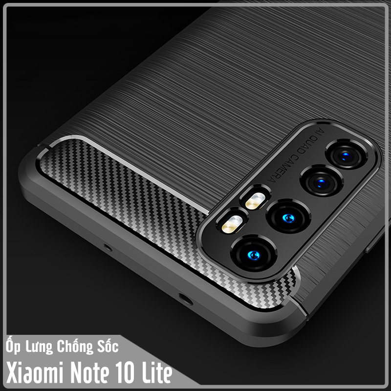 Ốp lưng cho Xiaomi Mi Note 10 Lite Chống sốc - Rugged Armor
