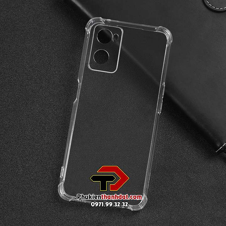 Ốp lưng dành cho OPPO A76 trong suốt chống sốc bảo vệ camera sau