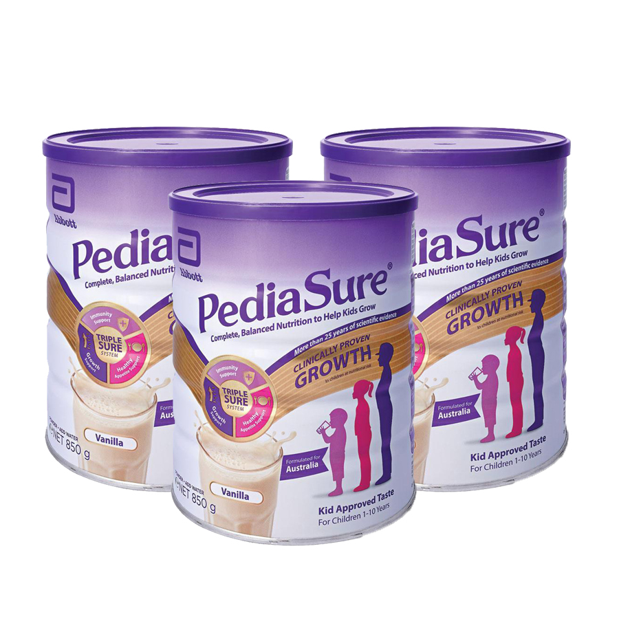 Sữa Bột Pediasure Úc 850g (3 Hộp)