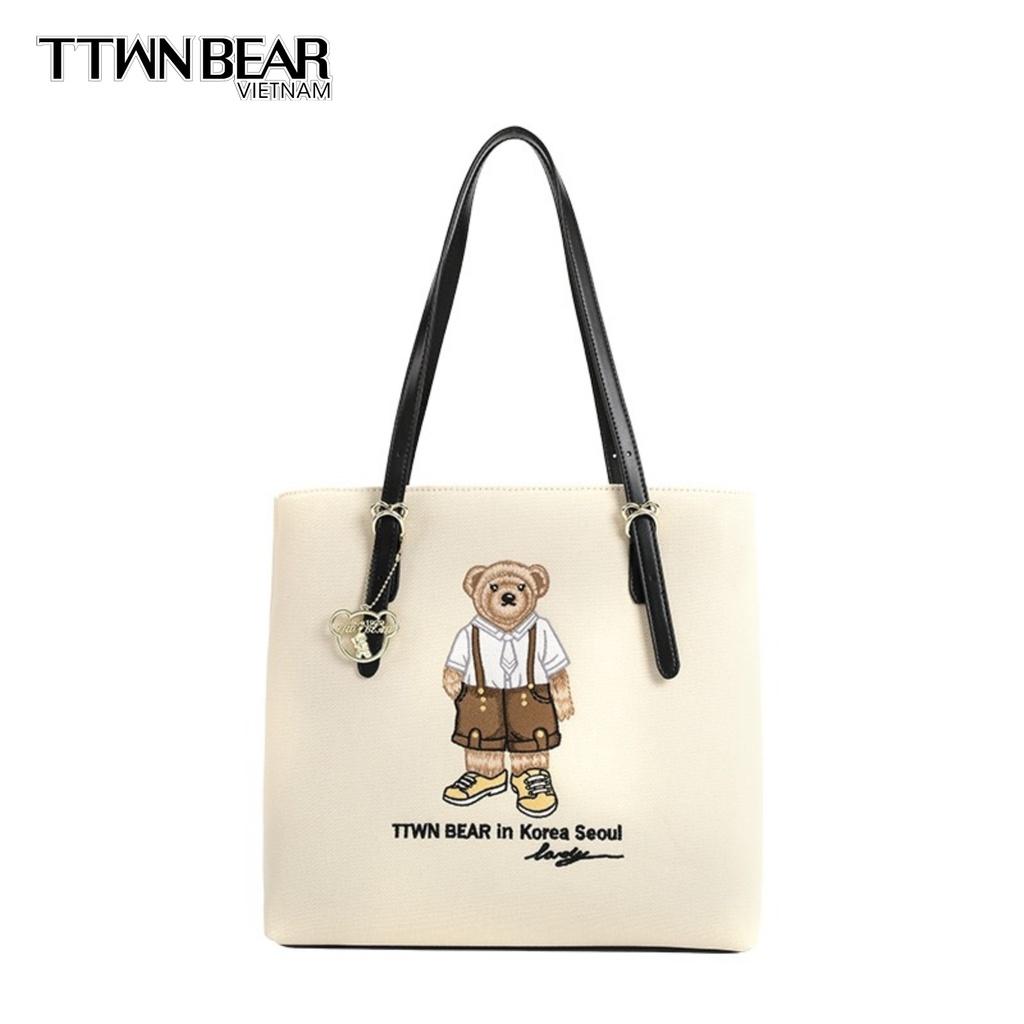 Túi tote da DV870 TTWN BEAR đeo chéo thời trang công sở