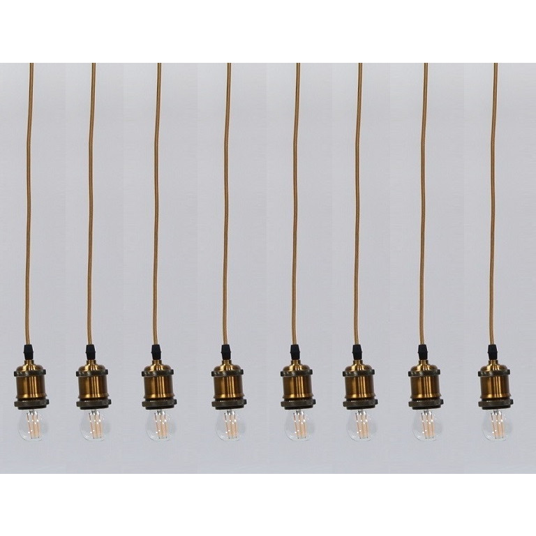 Bộ 8 dây đèn thả cổ điển bóng Led Edison G45 4W