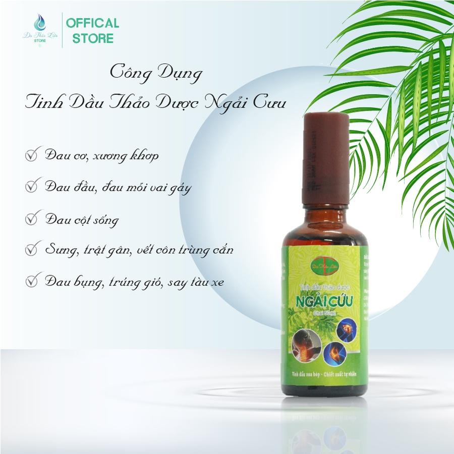 Tinh Dầu Ngải Cứu Dạ Thảo Liên 50ml, 100% Natural Herbal Wormwood Essential Oil 50ml