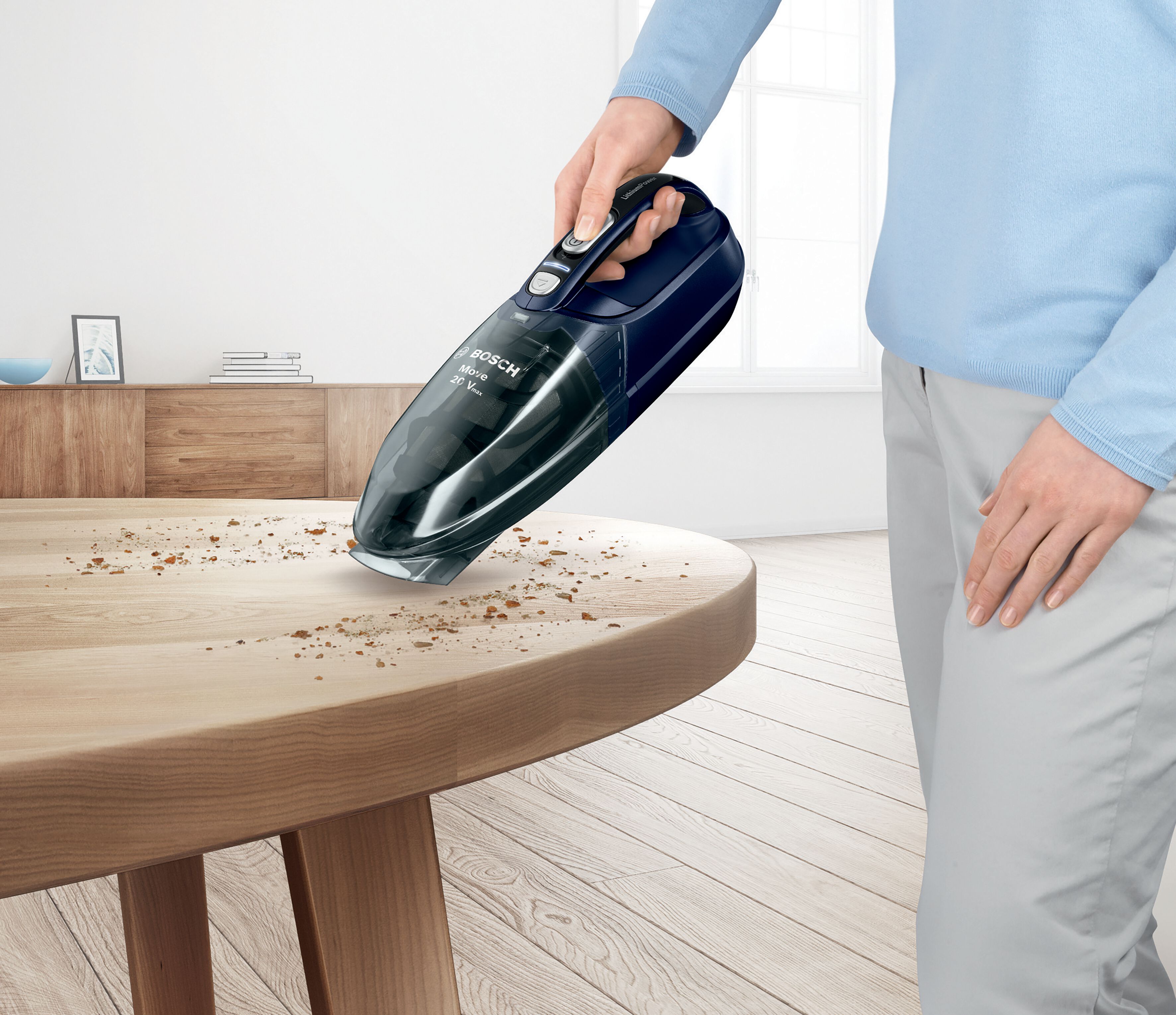 Máy hút bụi cầm tay không dây Bosch BHN20L 18V - Hàng chính hãng