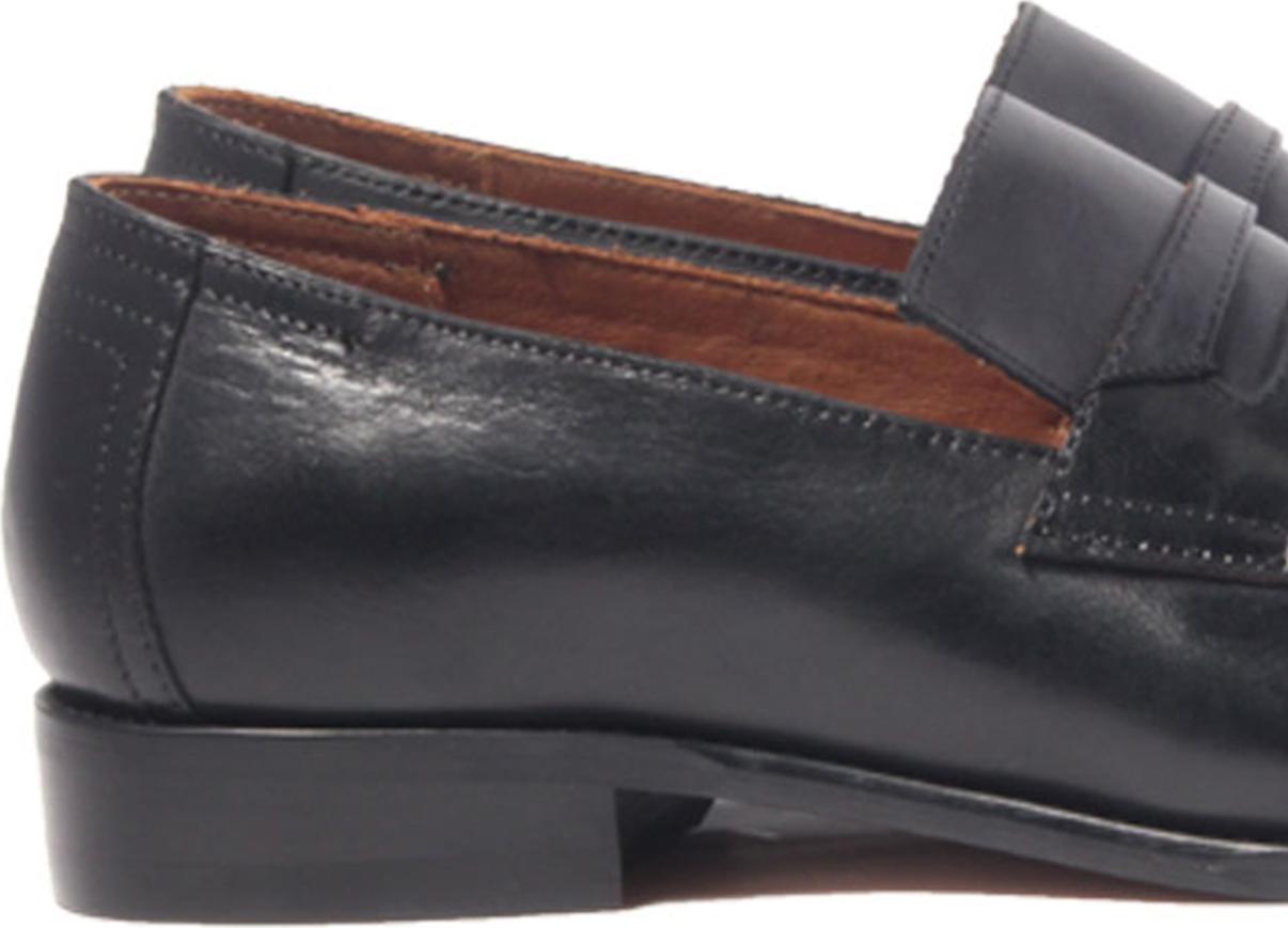 Giày lười, phong cách giày tây công sở Penny Loafer H1PL2M0 da bò Ý, chính hãng Banuli