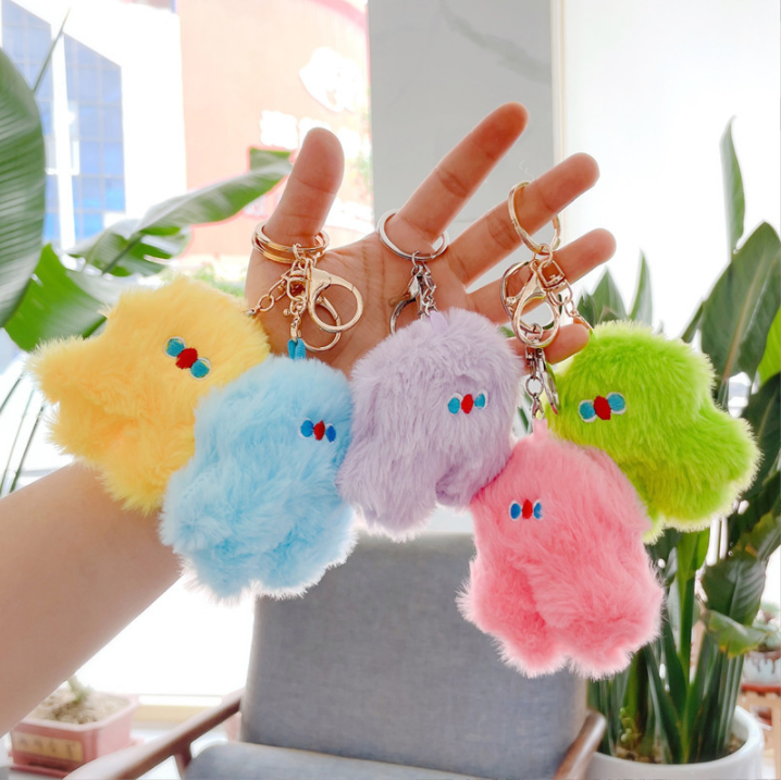 Móc khóa thú bông Bạch Tuộc cài túi balo phong cách Hàn Quốc làm quà tặng đẹp
