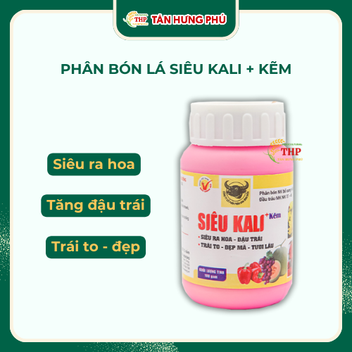 Phân Bón Lá Cao Cấp Đầu Trâu MK NK 11- 46 Siêu Kali + Kẽm Hũ 100gam