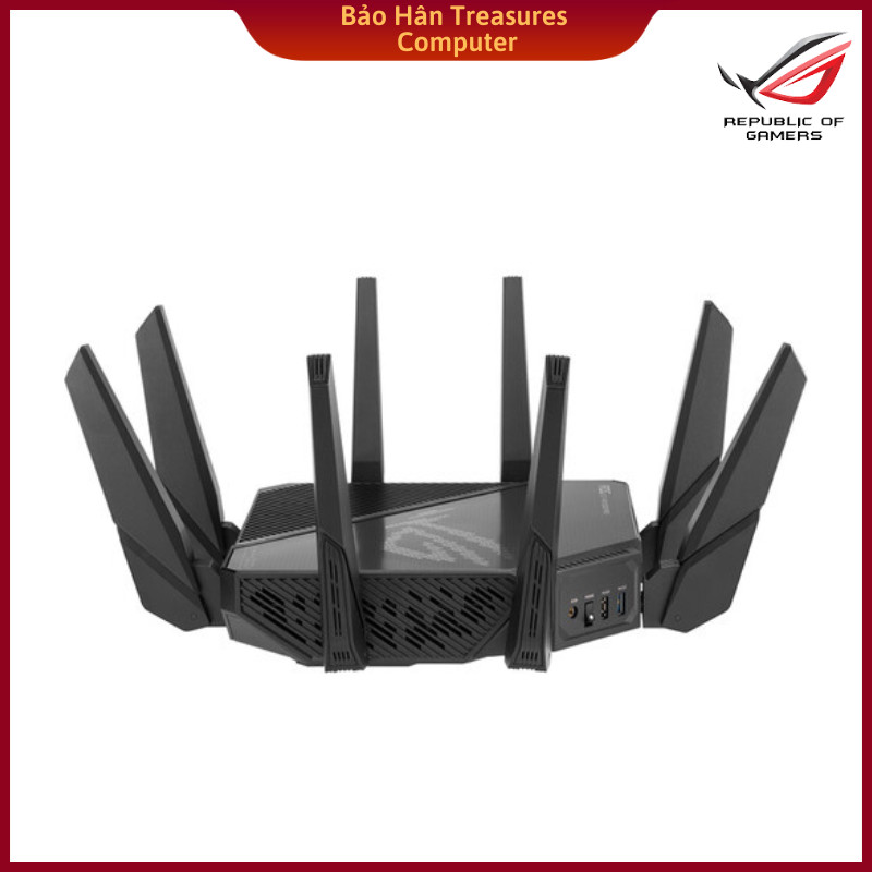 Wireless Routers Tri-band WiFi 6 ASUS ROG Rapture GT-AX11000 PRO gaming router 2.5G port - Hàng Chính Hãng