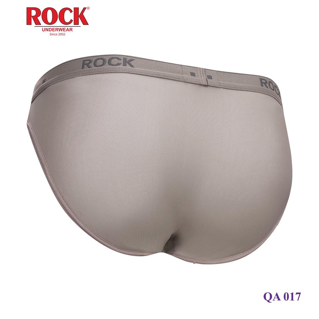 Quần lót nam cao cấp phối lưới độc quyền cá tính ROCK 017 cotton 4 chiều thấm hút tốt, thoáng mát, thoải mái, không cấn