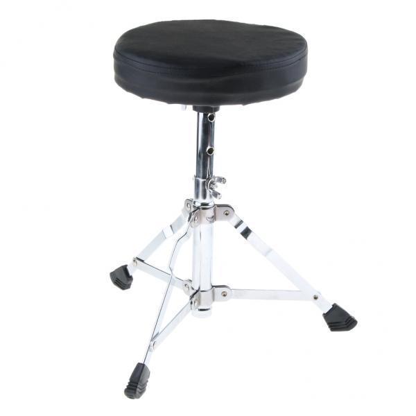 2x1 Piece Drum Throne Seat Drummers Stool Stand Chair