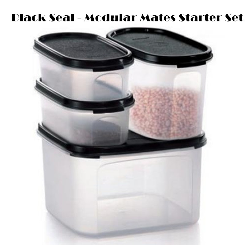 Bộ Hộp Modular Mate Starter Set 4 Tupperware, Bộ Hộp BQTP, Trữ Khô, Kín Mùi, Kín Khí