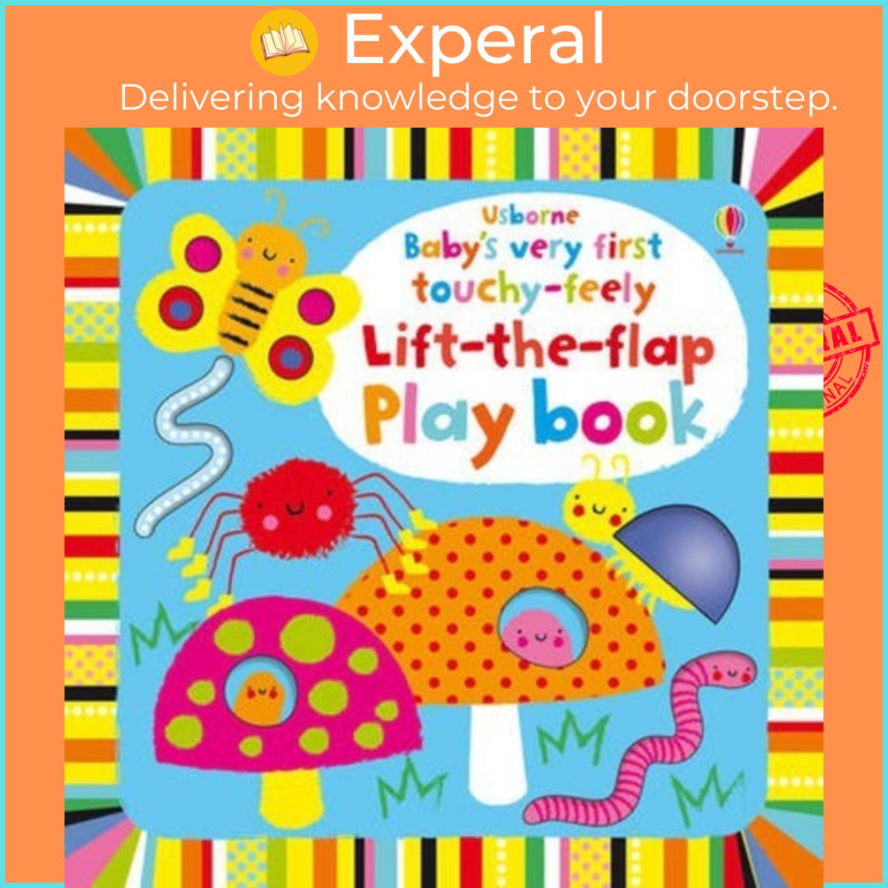 Sách - Baby's Very First Touchy-Feely Lift the Flap Playbook by Fiona Watt