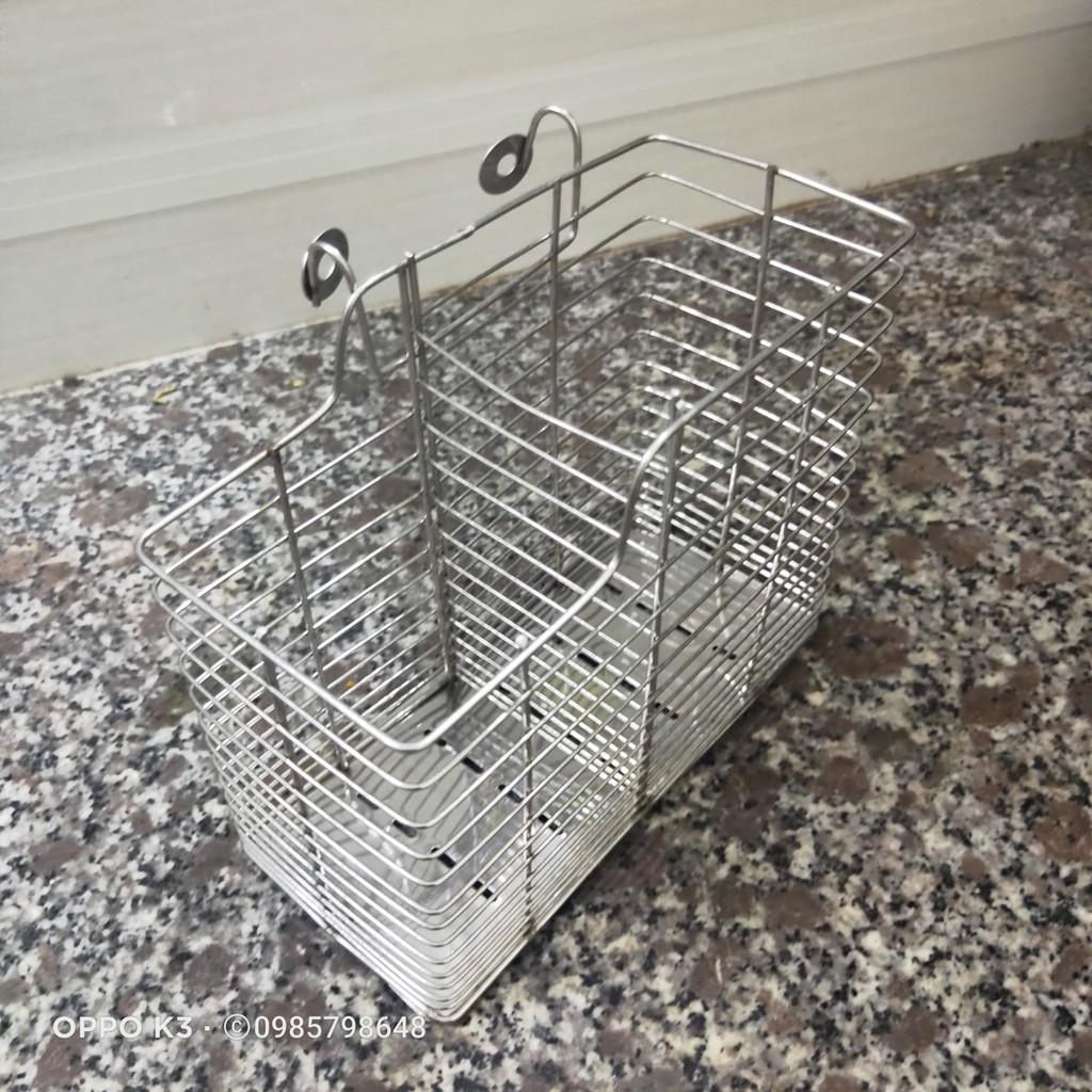 Ống đũa Inox loại 2 ngăn tiện ích