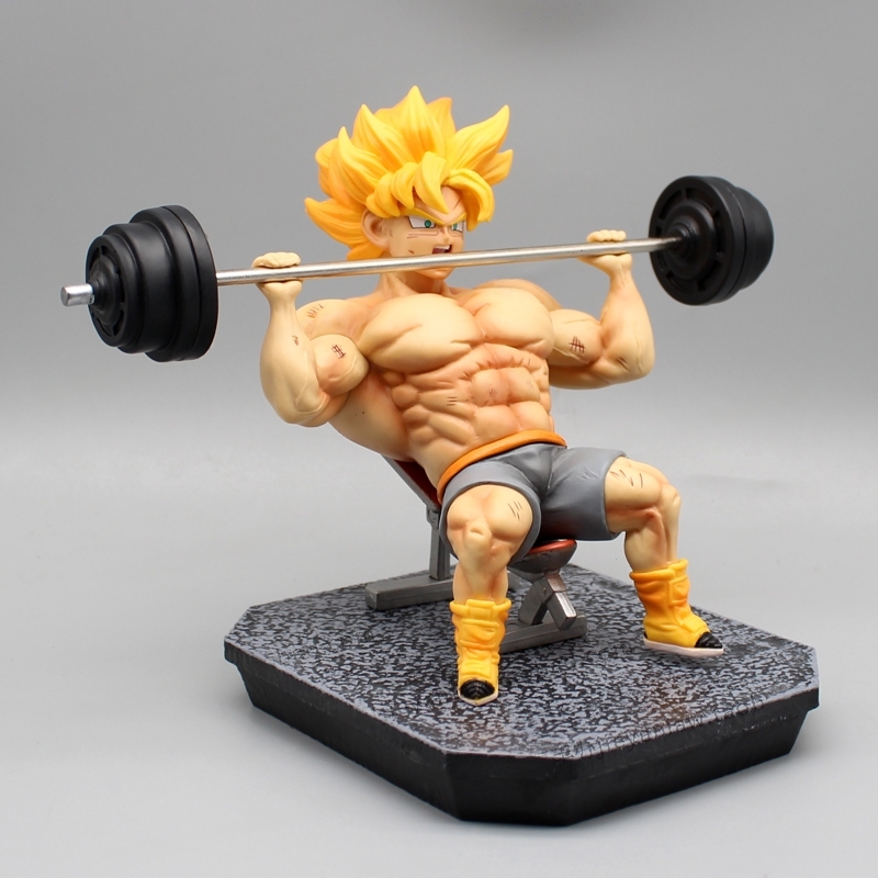 Mô hình Goku nâng tạ đầy cơ bắp