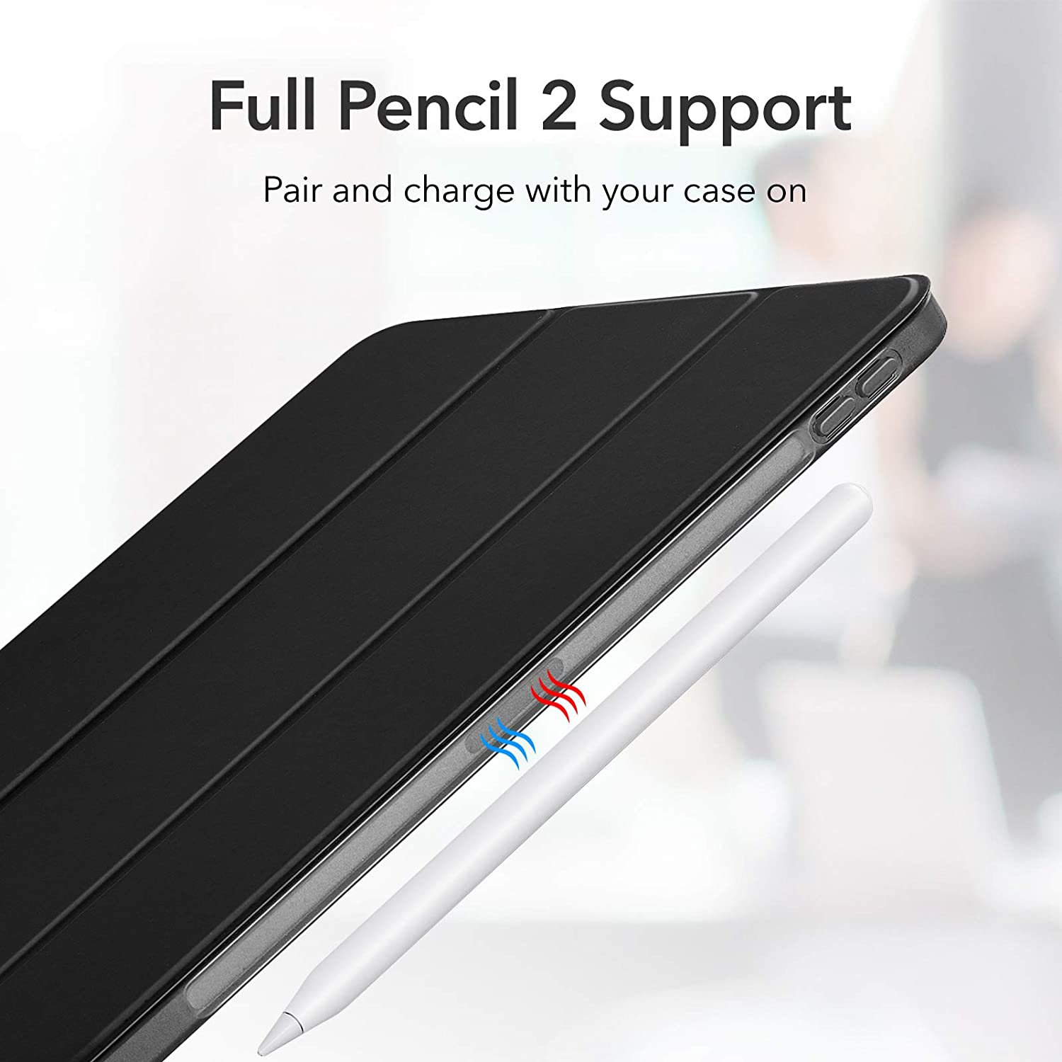 Bao da cho iPad Air 4 2020 10.9 Inch ESR Rebound Slim Smart Case - Hàng Nhập Khẩu