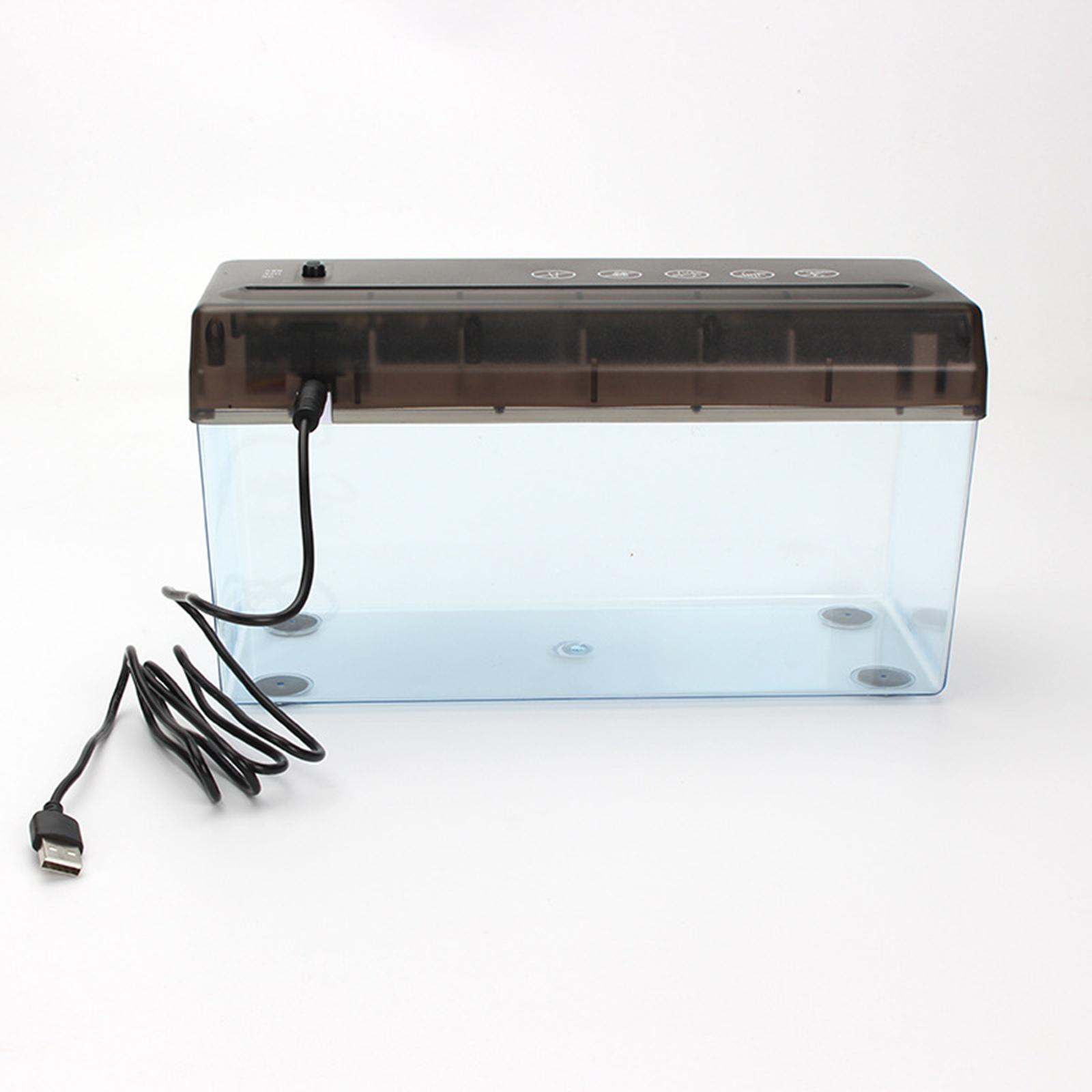 Portable Mini Paper Shredder Home Office for Letters Household Paper Cutter