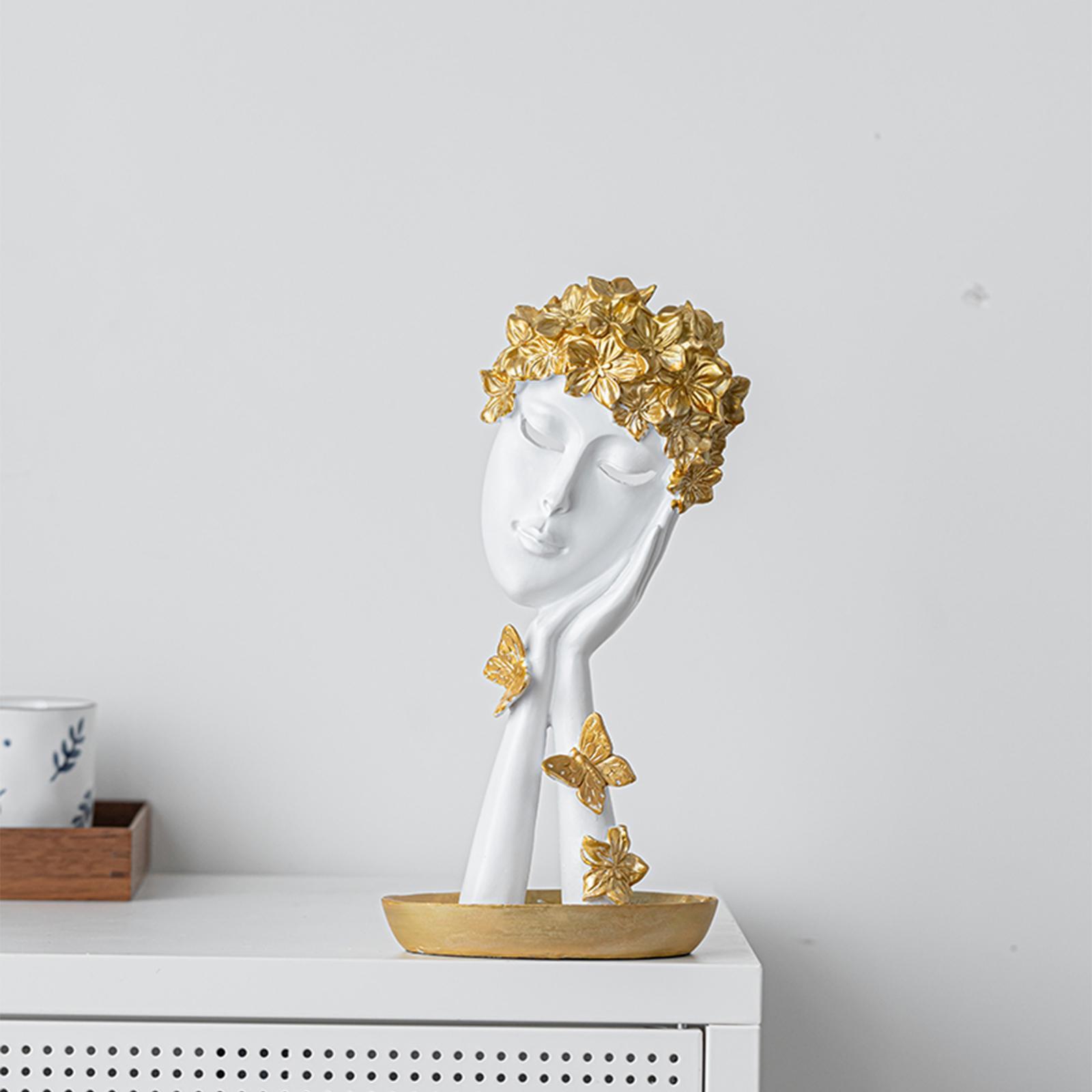 Creative Face Thinker Statue Sculpture Crafts Statue Figurine