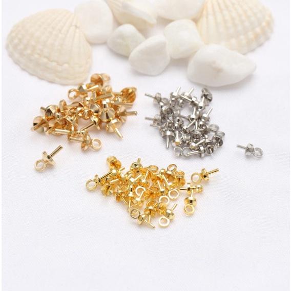 Set 10 Chốt Gắn Mặt Dây Chuyền Handmade Resin, Phụ Kiện Làm Trang Sức DIY Cổ Trang - Trường Thịnh Sài Gòn