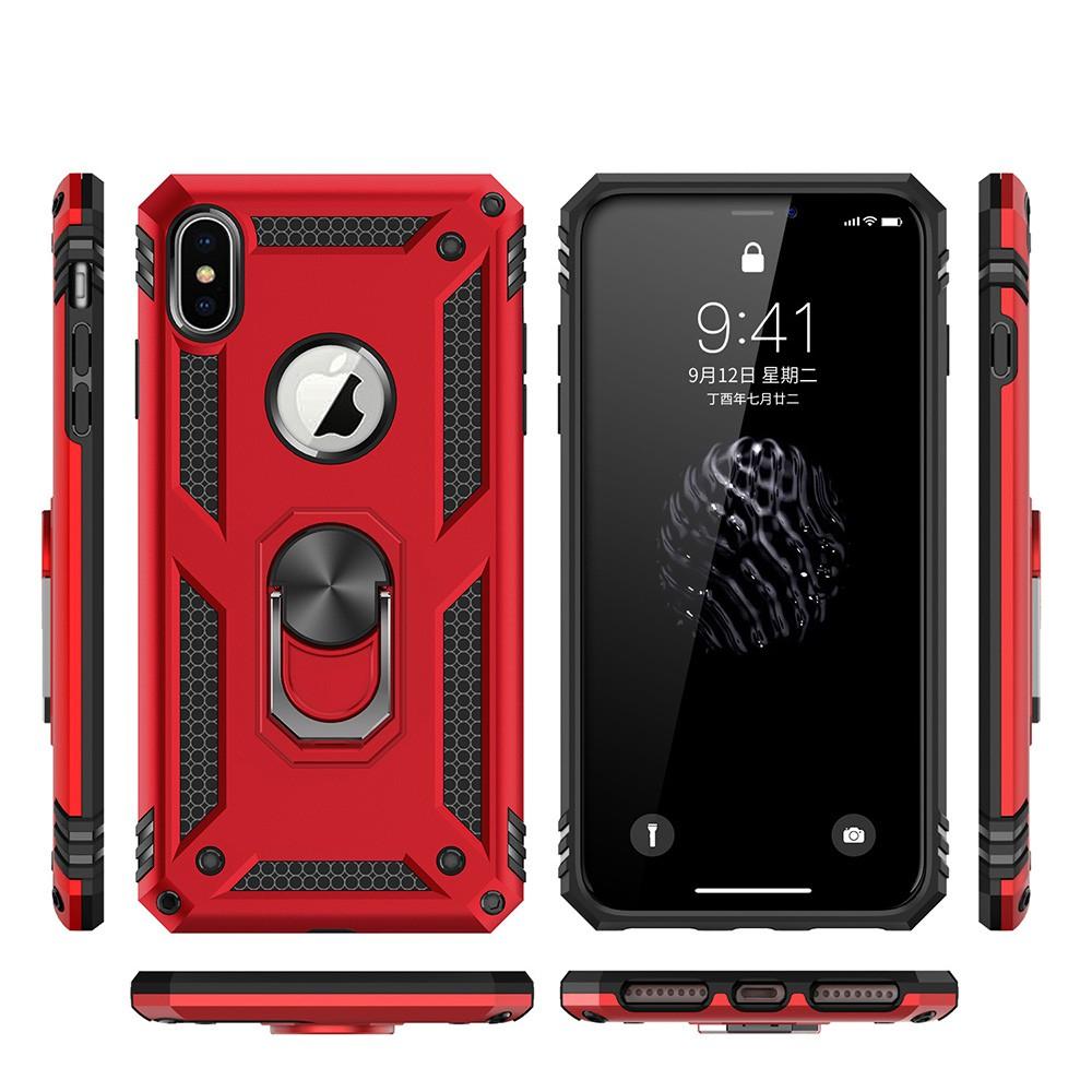 Ốp lưng cho iPhone XS Max chống sốc 2 lớp kèm nhẫn iring làm giá đỡ