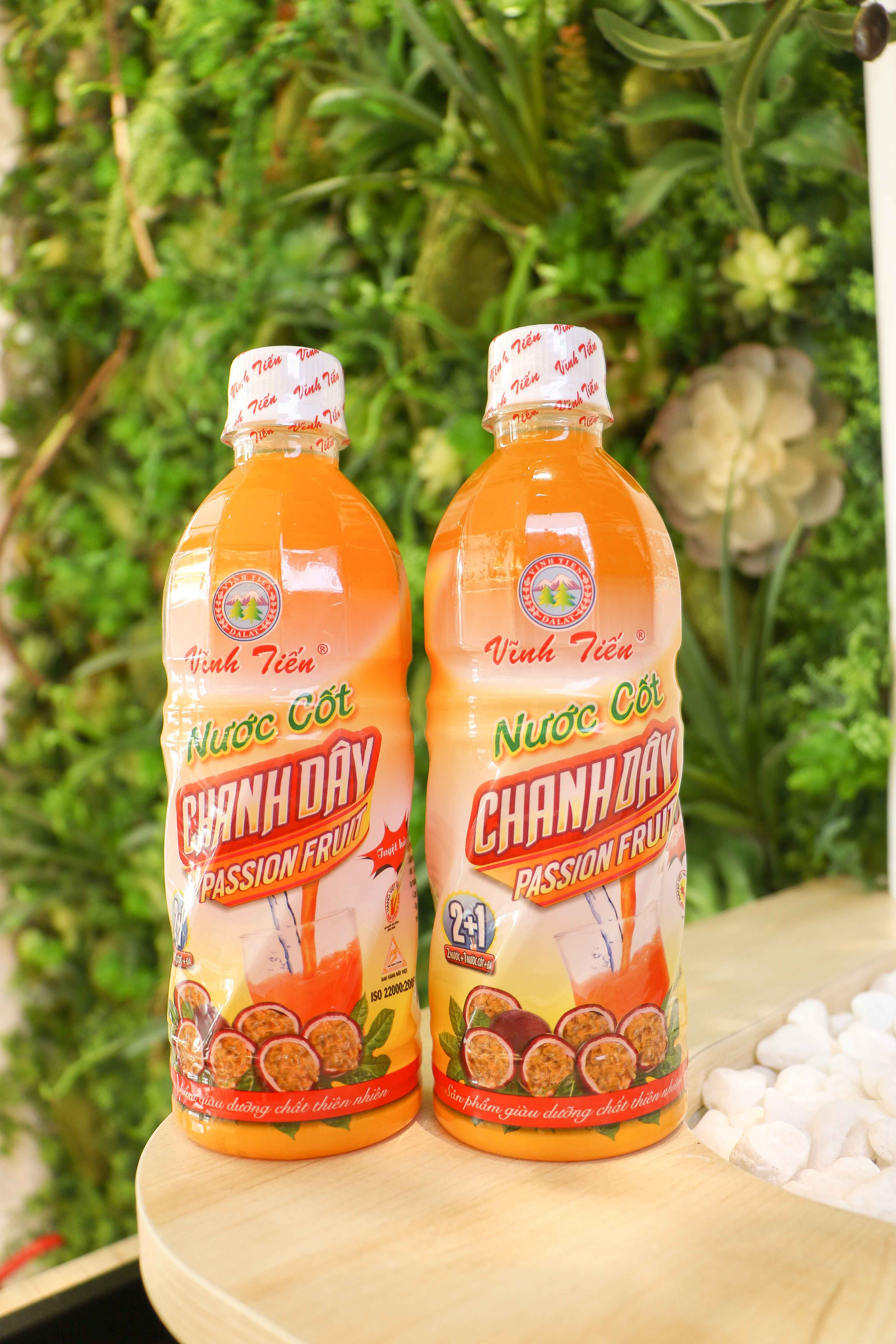 Nước Cốt Chanh Dây Vĩnh Tiến - Giải Khát Mùa hè ( Chai 500ml)