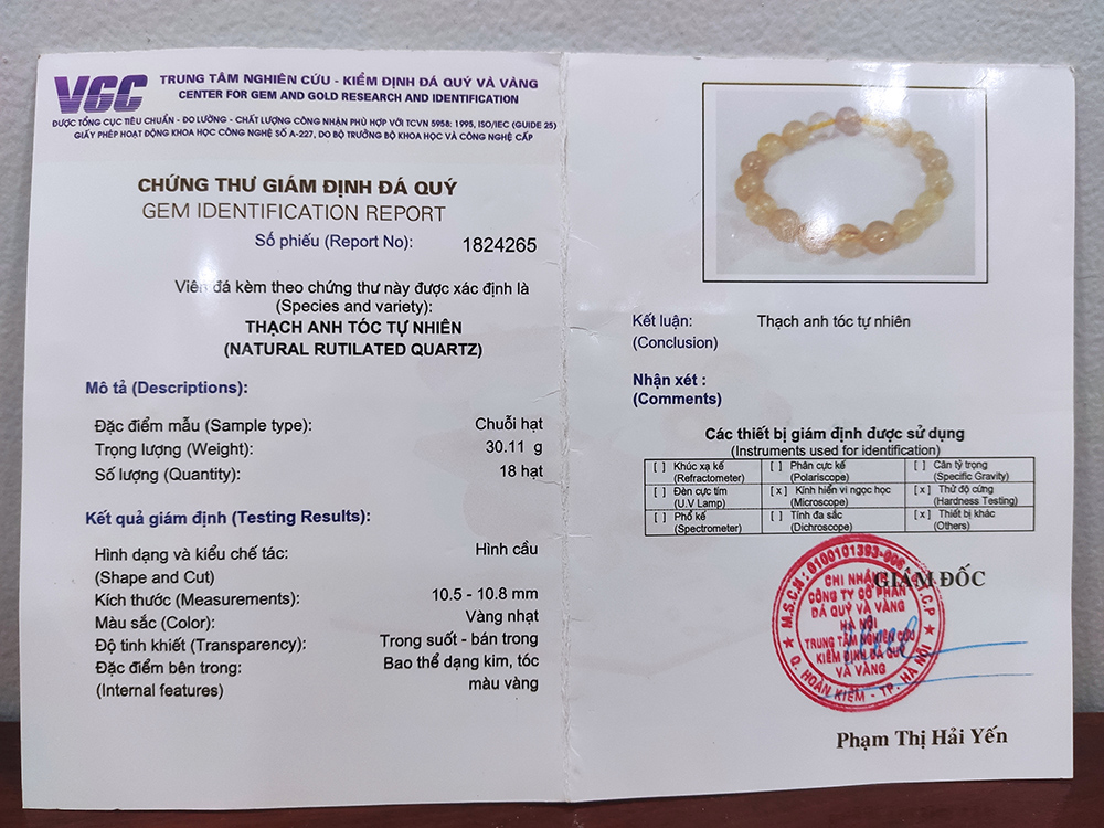 Vòng tay phong thủy đá cẩm thạch 8 ly