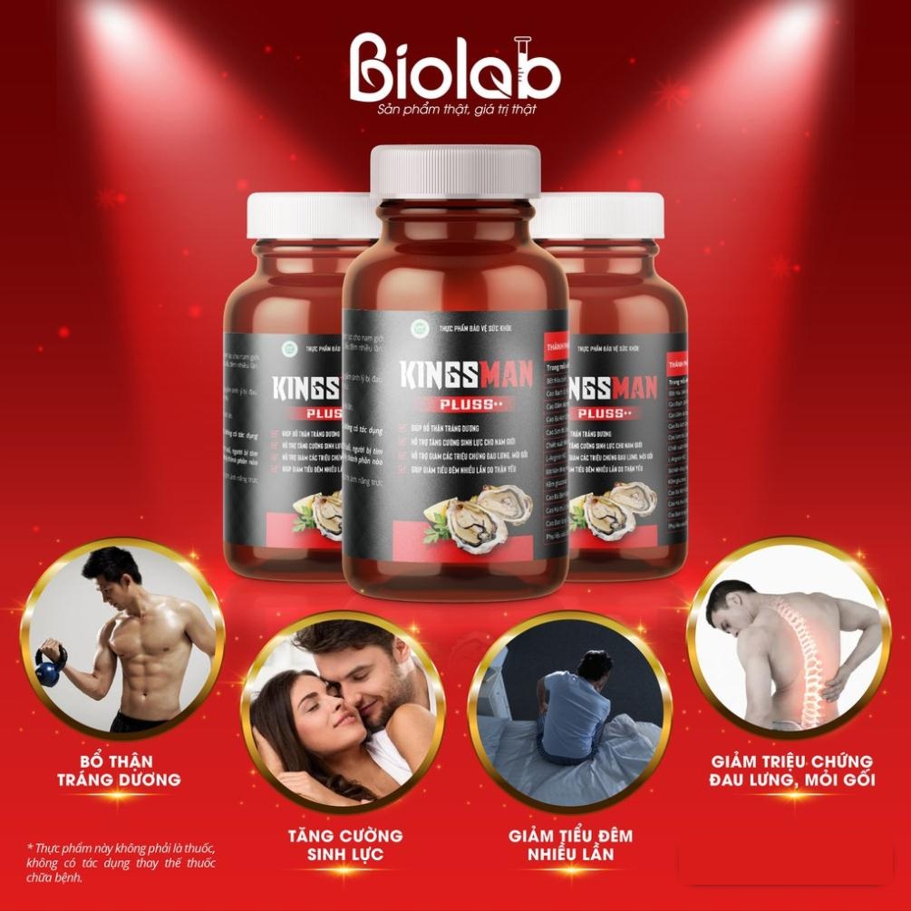 Thực phẩm bảo vệ sức khỏe BIOLAB Kingsman pluss++ - Hỗ trợ bổ thận, tráng dương