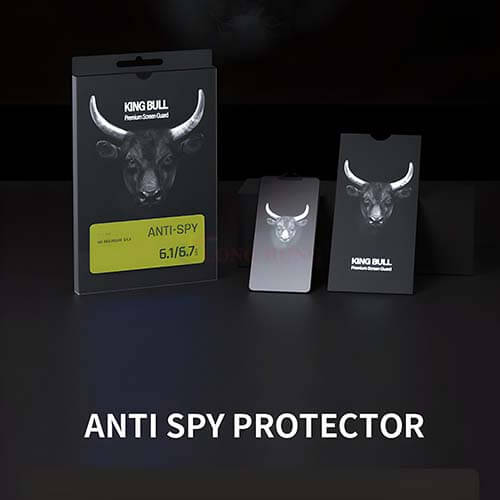 Dán màn hình cường lực Full viền chống nhìn trộm MiPow Kingbull Anti-Spy 13 Series - Hàng chính hãng