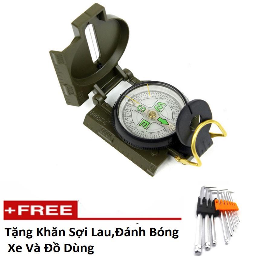 La bàn phong thủy kỹ thuật xây dựng và dã ngoạI 2 (Xanh đậm) 206054- Tặng dụng cụ đa năng