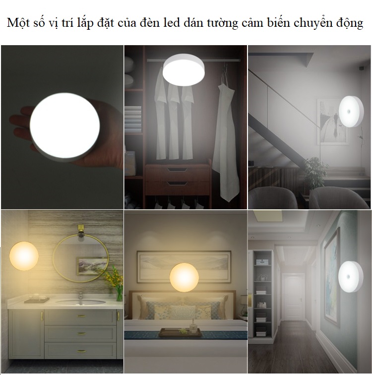 Đèn Led dán tường cảm biến chuyển động hồng ngoại Dz168 (Tặng kèm bộ 6 con bướm dạ quang phát sáng)