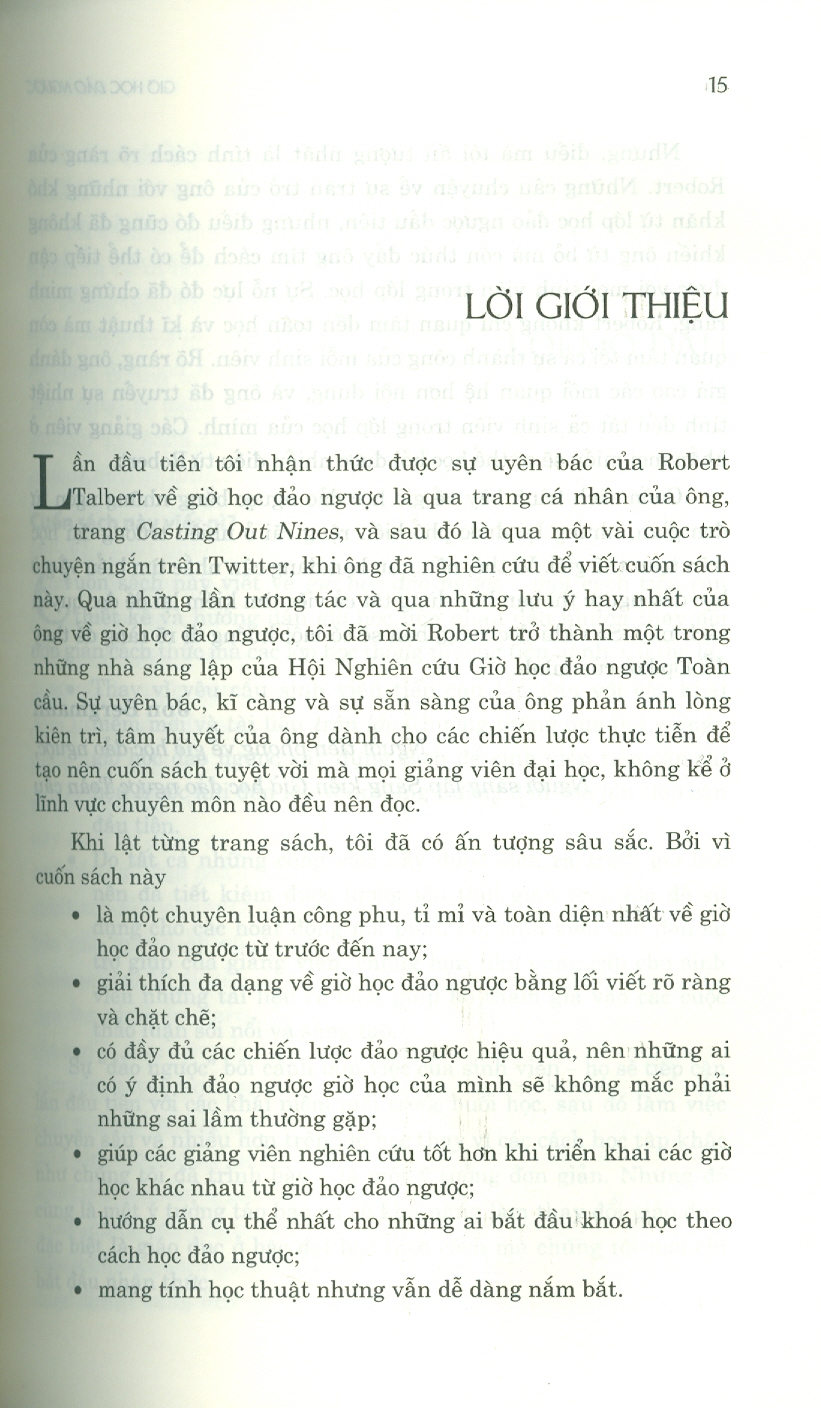 Giờ Học Đảo Ngược - Hướng Dẫn Dành Cho Cơ Sở Giáo Dục (Bìa mềm)