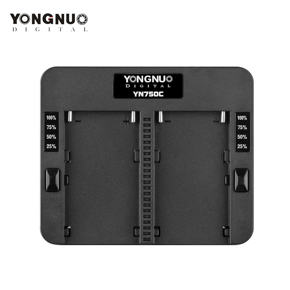 Bộ sạc pin Lithium chuyên nghiệp Hỗ trợ sạc nhanh YONGNUO YN750C