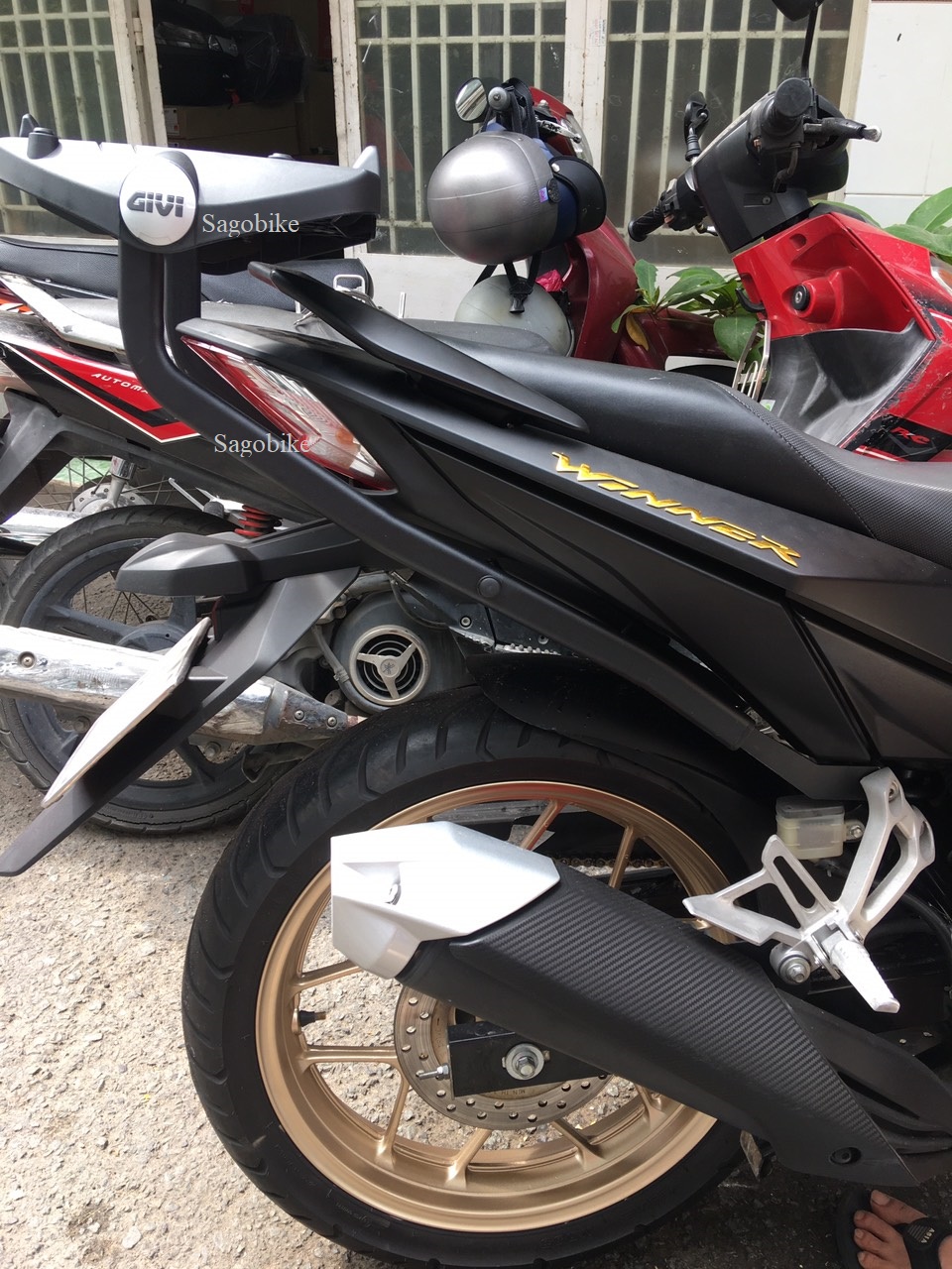 Baga Givi HRV Winner 150, baga HRV Winner V1