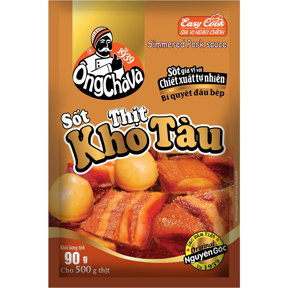 Combo 5 Gói Sốt Thịt Kho Tàu Ông Chà Và 90gr