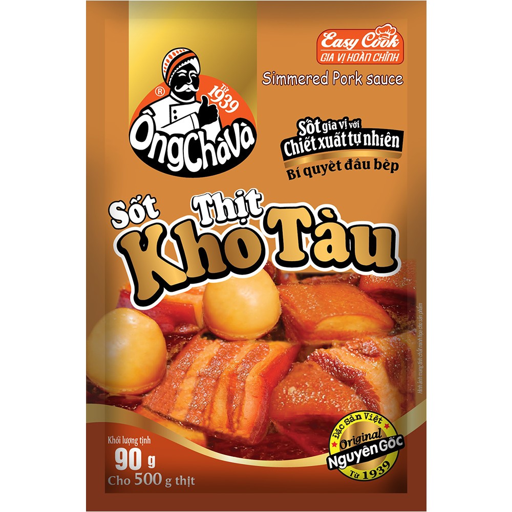 Combo 5 Gói Sốt Thịt Kho Tàu Ông Chà Và 90gr (Simmered Pork Sauce)