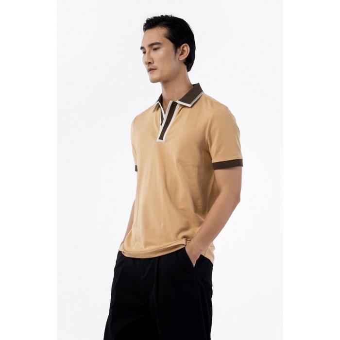 ÁO POLO NAM TAY NGẮN PHỐI MÀU CỔ FORM FITTED - 10F22POL023R1 | LASTORE MENSWEAR