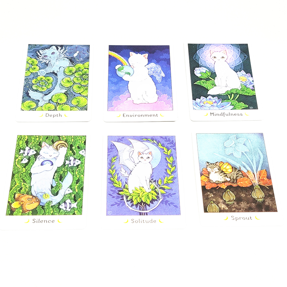 Bộ bài Affirmations of the Fairy Cats Deck 41 Lá bài Chú mèo tiên tri chữa lành tâm hồn