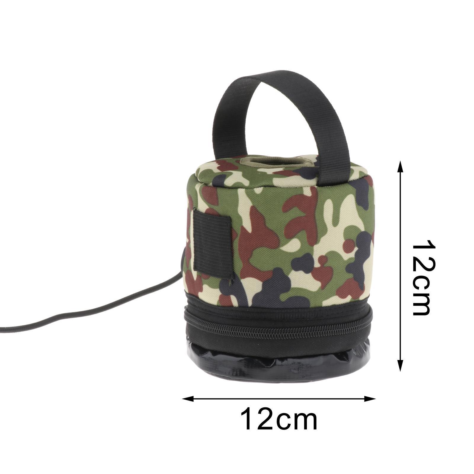 Camping Gas Canister Cover Gas Tank Protective Case Portable Tissue Cover Fuel Canister Protective Cover Storage Bag for Fishing Hiking BBQ