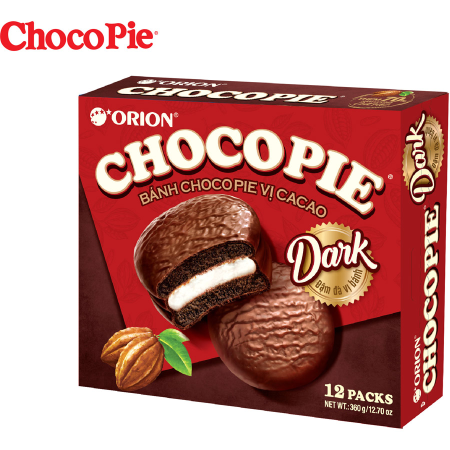 Bánh Chocopie Hộp 12 Cái Vị CaCao