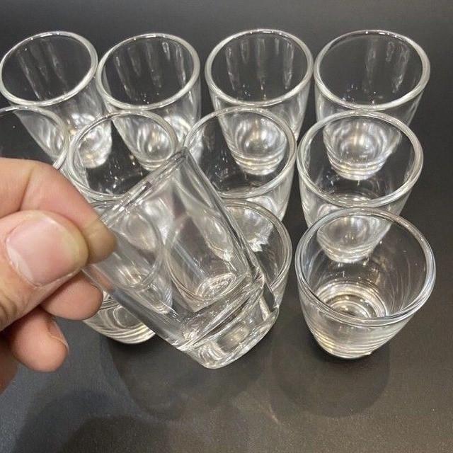 Set 12 chén uống mắt trâu bằng thuỷ tinh