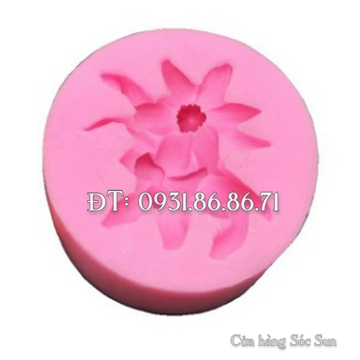 Khuôn silicon hoa thủy tiên chùm - Mã số 1475